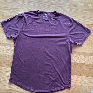 Vibrant Maroon Short Sleeve Tee for Effortless Style